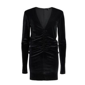 AllSaints Dress Anya Velvet black size 6